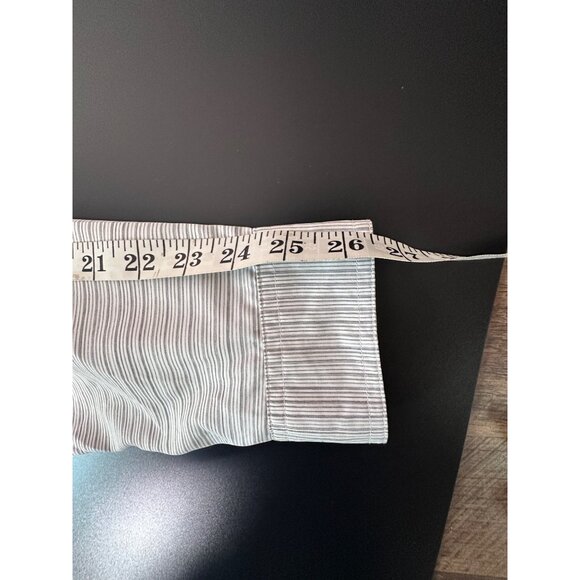 Realtree Fishing Mens 2XL Striped Long Sleeve Button-Up Shirt Lightweight Polyes - Picture 8 of 13